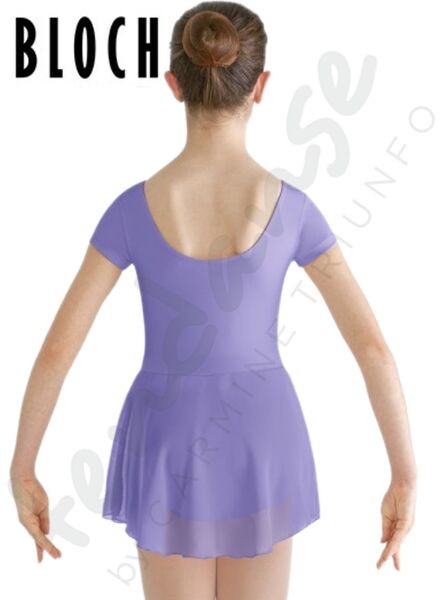 KUXUAN Tutu Ballerina Bambina, Body per Danza Classica per Ragazze tutù per  Ballerine a Maniche Corte/Lunghe,PurpleA-140 : : Moda